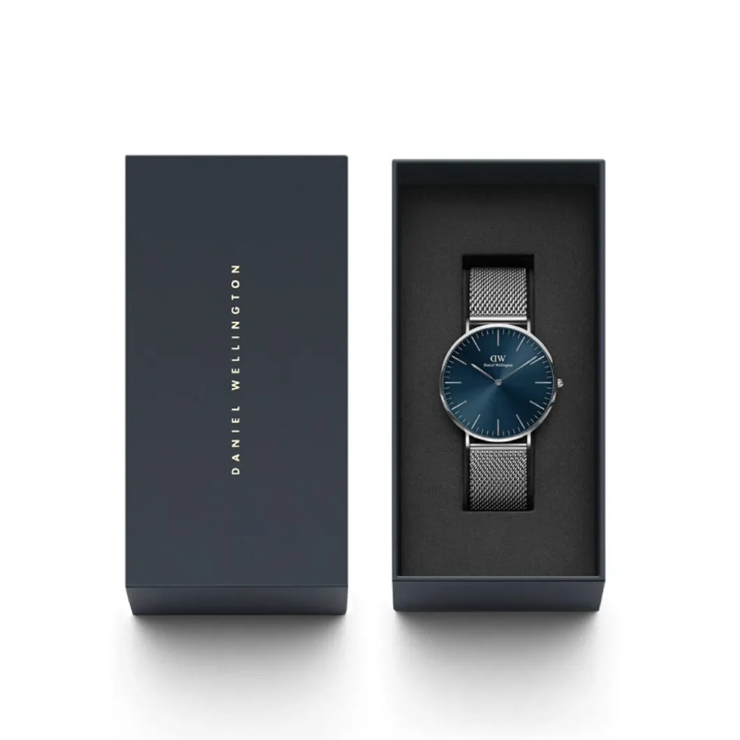 Daniel Wellington Montres Montre Acier<Montre Homme Daniel Wellington Sterling - DW00100628 Bracelet Acier Argent