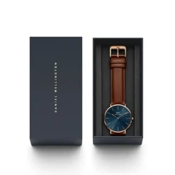 Daniel Wellington Montres Montre Cuir<Montre Homme Daniel Wellington St Mawes - DW00100626 Bracelet Cuir Marron