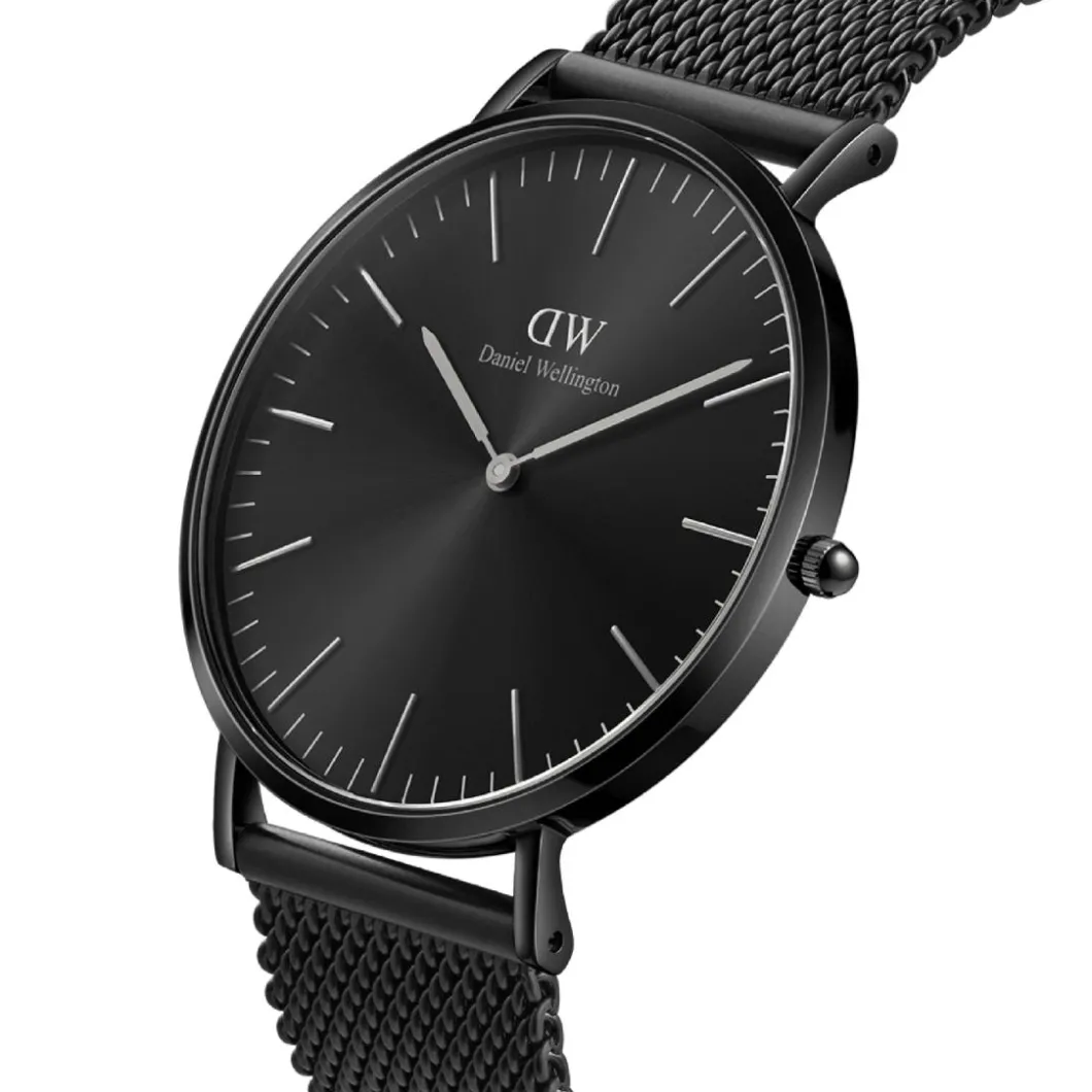Daniel Wellington Montres Montre Acier<Montre Homme Daniel Wellington Ashfield - DW00100632 Bracelet Acier Noir