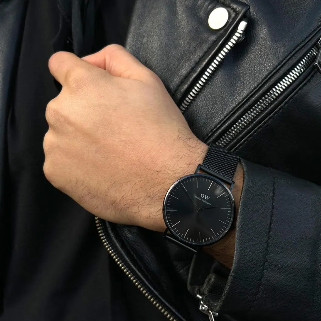 Daniel Wellington Montres Montre Acier<Montre Homme Daniel Wellington Ashfield - DW00100632 Bracelet Acier Noir