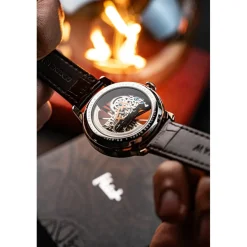 Earnshaw Montre Automatique|Montre Cuir<Montre Homme Cornwall Bridge Automatic - ES-8287-02 Bracelet Cuir Marron