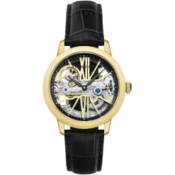 Earnshaw Montre Automatique|Montre Cuir<Montre Homme Cornwall Bridge Automatic - ES-8287-03 Bracelet Cuir Noir