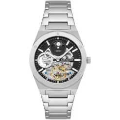 Earnshaw Montre Automatique<Montre Homme Drake Dual Time Automatic - ES-8291-11 Bracelet Acier Argent