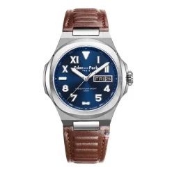 Eden Park montres Montre Cuir<Montre Homme Eden Park - EP13245A15BR Bracelet Cuir Marron