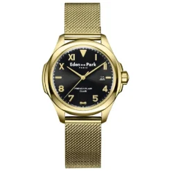 Eden Park montres Montre Acier<Montre Homme Eden Park Club - EP12201P14BP Bracelet Acier Doré