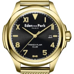 Eden Park montres Montre Acier<Montre Homme Eden Park Club - EP12201P14BP Bracelet Acier Doré