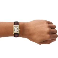 Emporio Armani Montres Montre Cuir<Montre Homme Emporio Armani - AR11665 Bracelet Cuir Marron