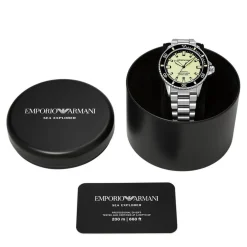Emporio Armani Montres Montre Acier|Montre Automatique<Montre Homme Emporio Armani Sea Explorer - AR60083 Bracelet Acier Acier