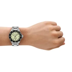 Emporio Armani Montres Montre Acier|Montre Automatique<Montre Homme Emporio Armani Sea Explorer - AR60083 Bracelet Acier Acier