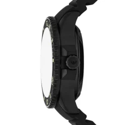 Emporio Armani Montres Montre Automatique<Montre Homme Emporio Armani Sea Explorer - AR60085 Bracelet Silicone Noir