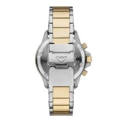 Emporio Armani Montres Montre Acier<Montre Homme Emporio Armani World Explorer - AR11680 Bracelet Acier Bicolore