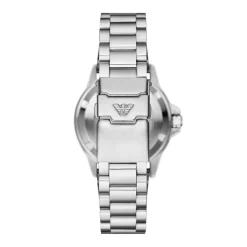Emporio Armani Montres Montre Automatique<Montre Homme Emporio Armani Sea Explorer - AR60079 Bracelet Acier Argenté