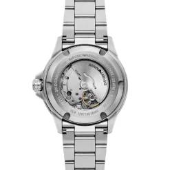 Emporio Armani Montres Montre Automatique<Montre Homme Emporio Armani Sea Explorer - AR60079 Bracelet Acier Argenté