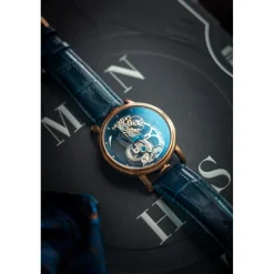 Earnshaw Montre Automatique|Montre Cuir<Montre Homme ES-8225-06 - Fowler Bridge Skeleton Automatic