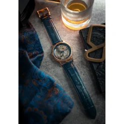 Earnshaw Montre Automatique|Montre Cuir<Montre Homme ES-8225-06 - Fowler Bridge Skeleton Automatic