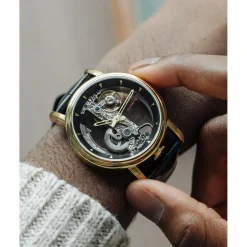 Earnshaw Montre Automatique|Montre Cuir<Montre Homme ES-8225-04 - Fowler Bridge Skeleton Automatic