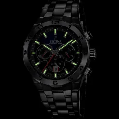 Festina Montre Acier<Montre Homme - F20673-1 Bracelet Acier Noir