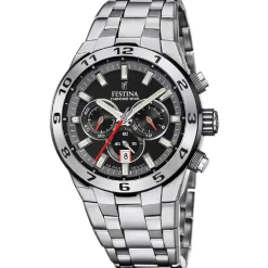 Festina Montre Acier<Montre Homme - F20670-6 Bracelet Acier Argent