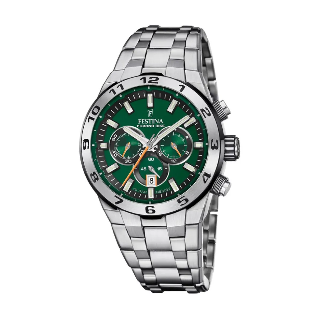 Festina Montre Acier<Montre Homme - F20670-2 Bracelet Acier Argent