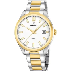 Festina Montre Acier<Montre Homme Acero Clasico - F20738-1 Bracelet Acier Bicolore