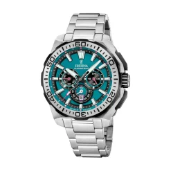 Festina Montre Acier<Montre Homme Chrono Bike - F20724-6 Bracelet Acier Argent