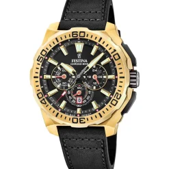 Festina Montre Cuir<Montre Homme Chrono Bike - F20728-3 Bracelet Cuir Noir