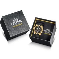 Festina Montre Cuir<Montre Homme Chrono Bike - F20728-3 Bracelet Cuir Noir