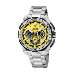 Festina Montre Acier<Montre Homme Chrono Bike - F20724-4 Bracelet Acier Argent