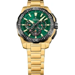 Festina Montre Acier<Montre Homme Chrono Bike - F20727-2 Bracelet Acier Doré