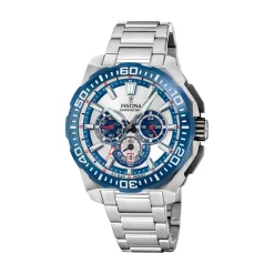 Festina Montre Acier<Montre Homme Chrono Bike - F20724-1 Bracelet Acier Argent