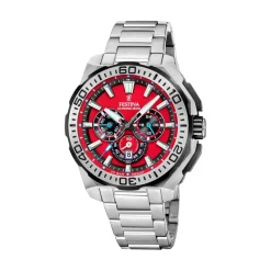 Festina Montre Acier<Montre Homme Chrono Bike - F20724-5 Bracelet Acier Argent