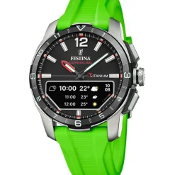 Festina Montre Connectée<Montre Homme Connected - F23000-B Bracelet Résine Vert