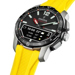 Festina Montre Connectée<Montre Homme Connected - F23000-A Bracelet Résine Jaune