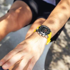 Festina Montre Connectée<Montre Homme Connected - F23000-A Bracelet Résine Jaune