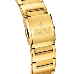Festina Montre Acier<Montre Homme On The Square - F20678-5 Bracelet Acier Doré