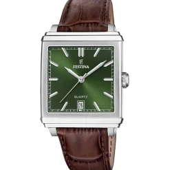 Festina Montre Cuir<Montre Homme On The Square - F20681-7 Bracelet Cuir Marron