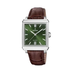 Festina Montre Cuir<Montre Homme On The Square - F20681-7 Bracelet Cuir Marron