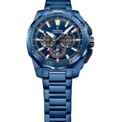 Festina Montre Acier<Montre Homme Special Editions - F20729-1 Bracelet Acier Bleu