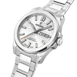Festina Swiss Made Montre Acier<Montre Homme Classiques Acier - F20073-1 Bracelet Acier Argent