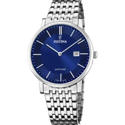 Festina Swiss Made Montre Acier<Montre Homme Classiques Acier - F20018-2 Bracelet Acier Argent