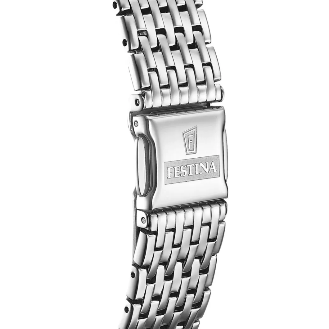 Festina Swiss Made Montre Acier<Montre Homme Classiques Acier - F20018-2 Bracelet Acier Argent