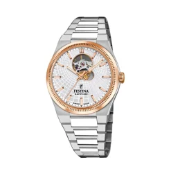 Festina Swiss Made Montre Acier|Montre Automatique<Montre Homme Automatico - F20061-1 Bracelet Acier Argent