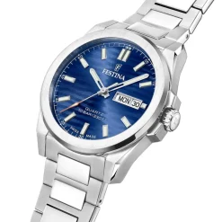Festina Swiss Made Montre Acier<Montre Homme Classiques Acier - F20073-3 Bracelet Acier Argent