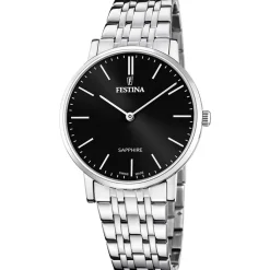Festina Swiss Made Montre Acier<Montre Homme Classiques Acier - F20045-4 Bracelet Acier Argent
