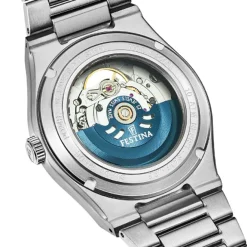 Festina Swiss Made Montre Acier|Montre Automatique<Montre Homme Automatic - F20053-2 Bracelet Acier Argent