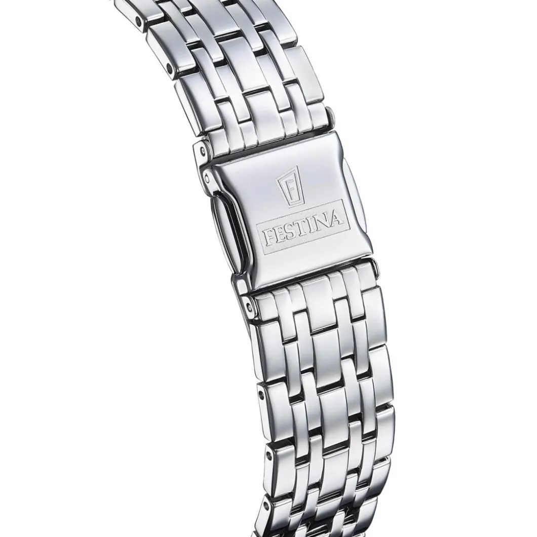 Festina Swiss Made Montre Acier<Montre Homme Classiques Acier - F20045-3 Bracelet Acier Argent