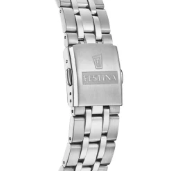 Festina Swiss Made Montre Acier|Montre Automatique<Montre Homme Automatico - F20151-C Bracelet Acier Argent