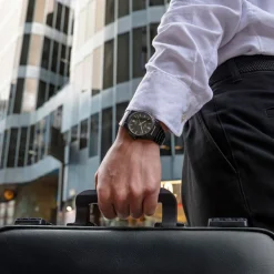 Festina Swiss Made Montre Acier<Montre Homme Rive Collection - F20080-1 Bracelet Acier Noir