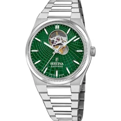 Festina Swiss Made Montre Acier|Montre Automatique<Montre Homme Automatic - F20053-3 Bracelet Acier Argent