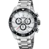 Festina Swiss Made Montre Acier<Montre Homme Chrono - F20042-1 Bracelet Acier Argent